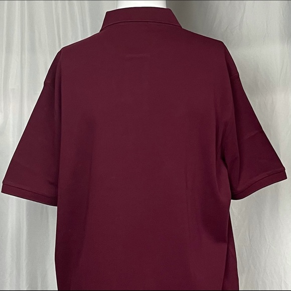 New Large Polo Ralph Lauren Maroon Blue Poloman Shirt - Picture 3 of 5